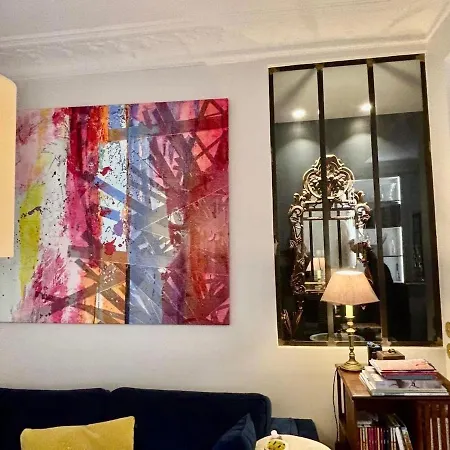 Bel Meublé Art Déco 2 Terrasses Appartamento Parigi